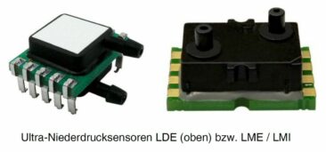 Ultra-Niedrigdrucksensoren ab 0 .. 25 Pa