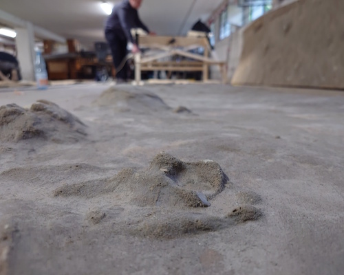 140 m² Fährtenplatte aus der Eiszeit werden von 3D-Druck-Dienstleister 3Dpersolutions für Bottroper Museum digitalisiert