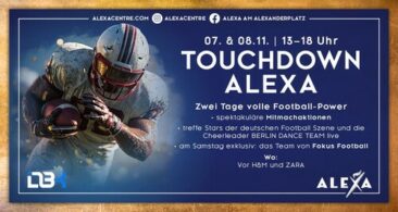 ALEXA begeistert mit American Football Event zum Mitmachen