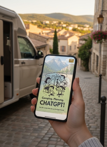 “Camping. Planung. ChatGPT!” – das smarte E-Book