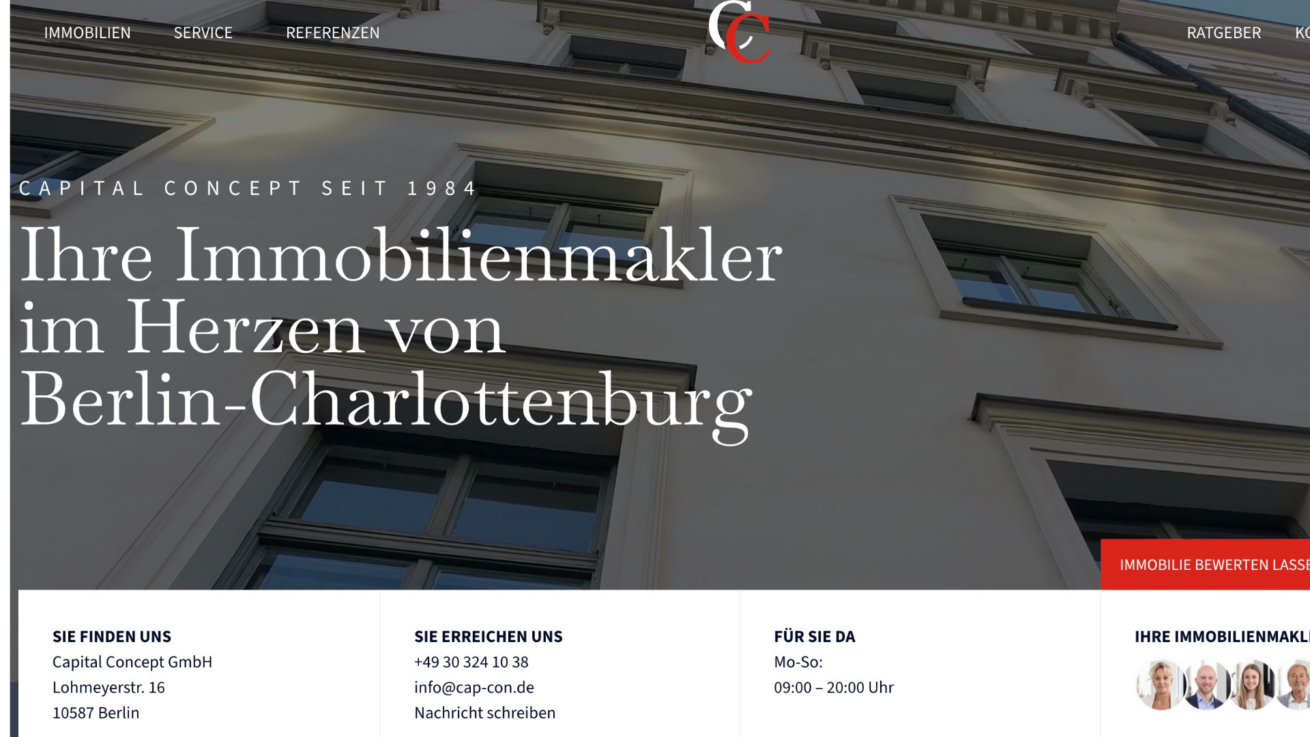 Capital Concept GmbH – Ihr Immobilienmakler Berlin