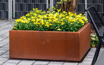 Cortenstahl Pflanzkübel – die Alleskönner im Garten