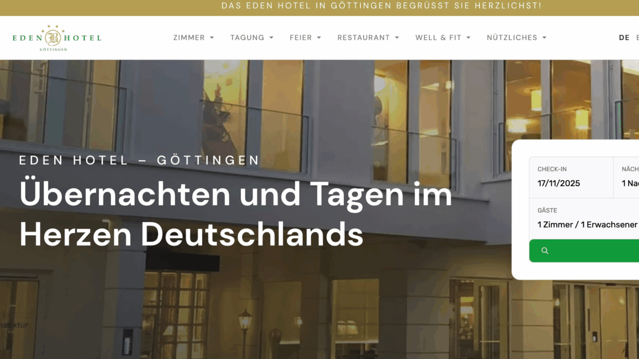 Eden Hotel Göttingen – Ihr Hotel in Göttingen