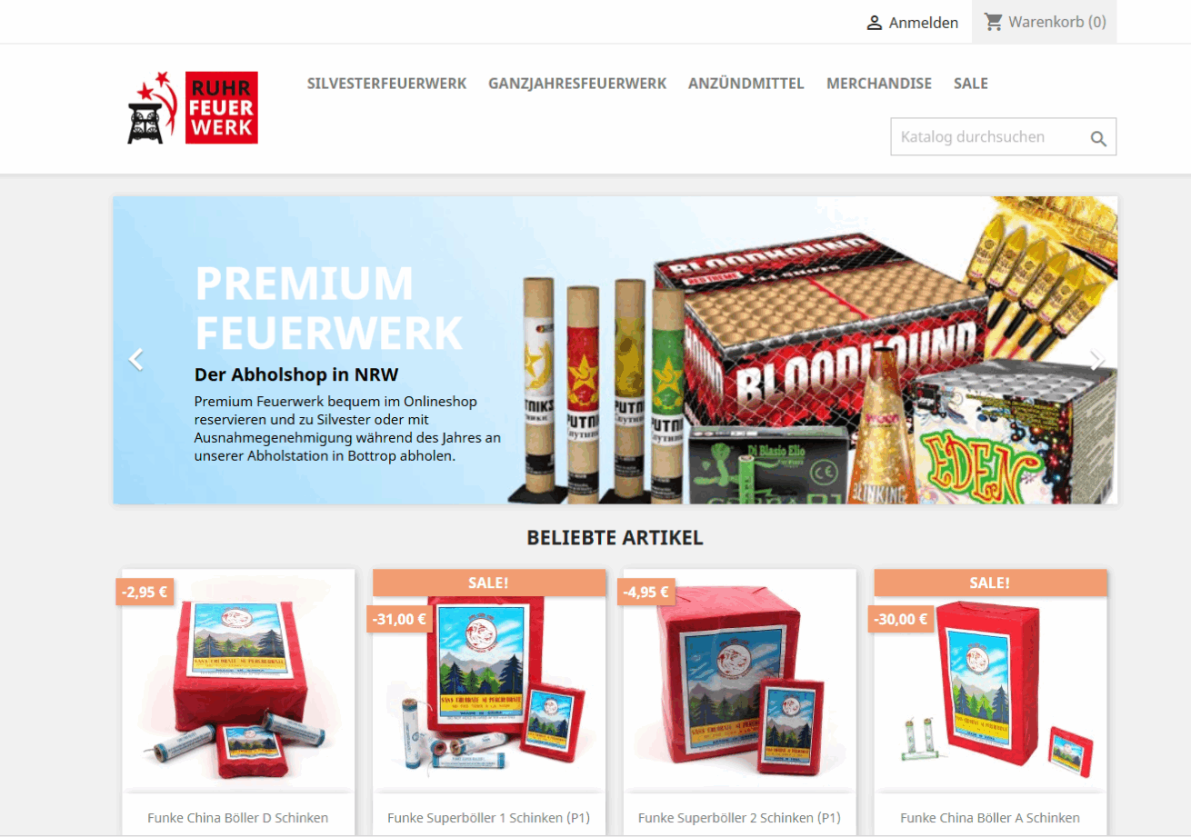 Feuerwerk ab sofort vorbestellen bei Ruhrfeuerwerk