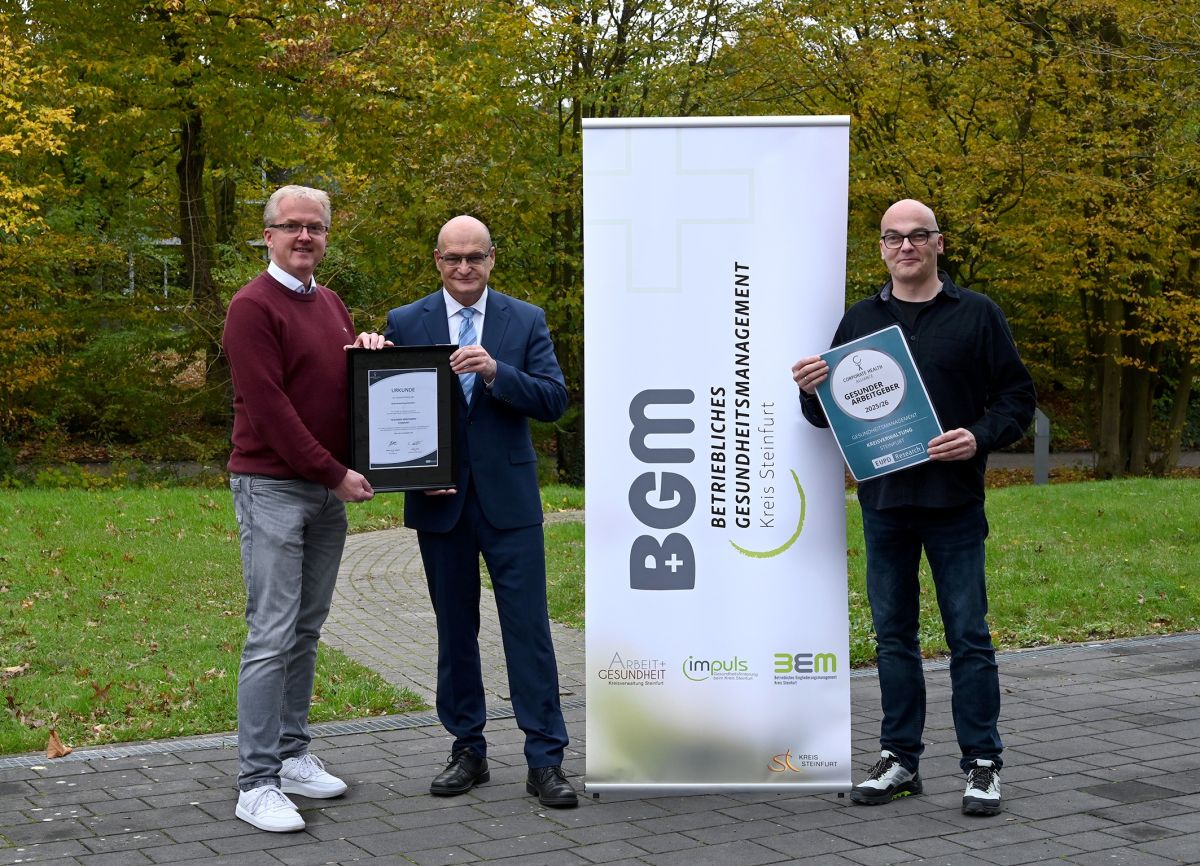 Gesundheit fest verankert: Kreis Steinfurt erhält Auszeichnung