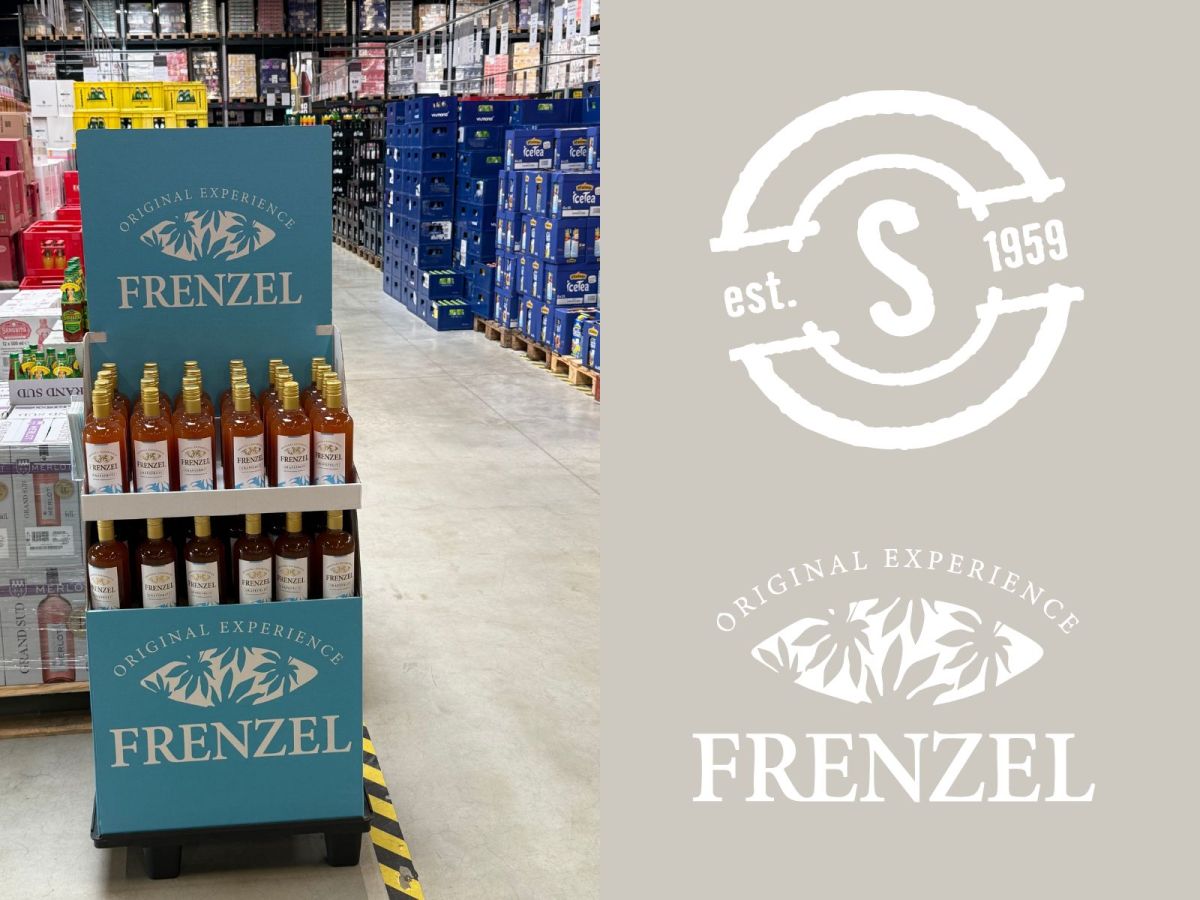 Grenzüberschreitende Likör-Verkostung: FRENZEL Grapefruit bei Schramowski Getränke