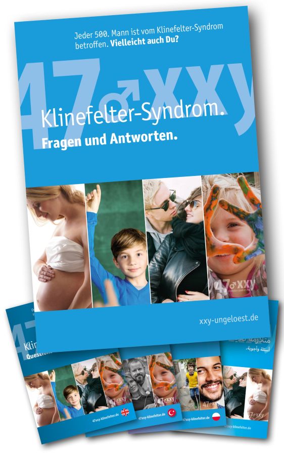 Große Nachfrage:  Infobroschüre zum Klinefelter-Syndrom erscheint in zweiter Auflage