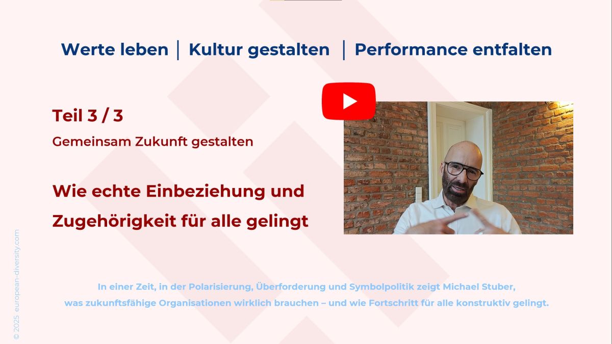 Haltung, Konsistenz und echte Einbeziehung – ein Dreiklang für gemeinsamen Fortschritt ohne Spaltung