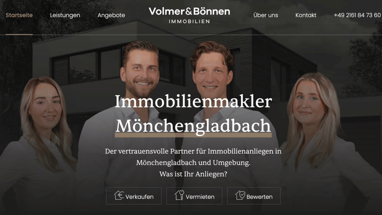 Immobilienmakler Mönchengladbach – Volmer Bönnen Immobilien GmbH
