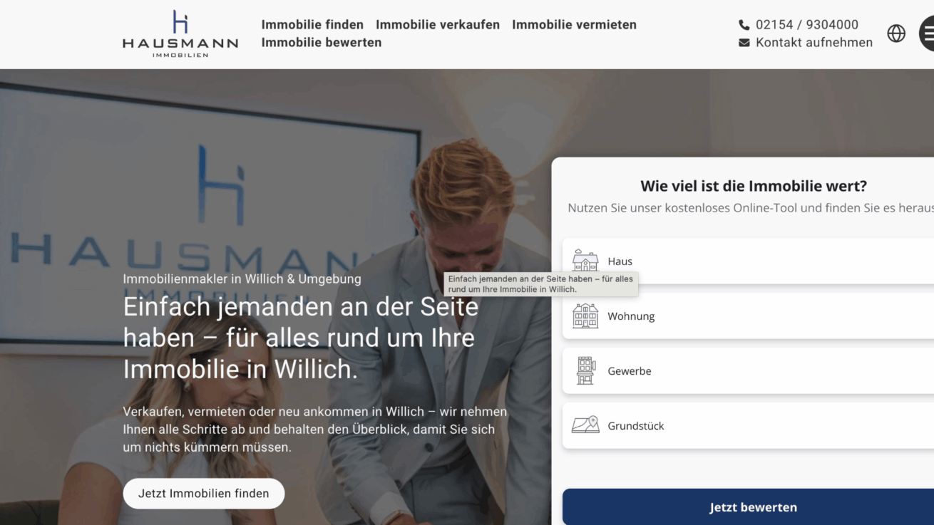 Immobilienmakler Willich – Hausmann Immobilien