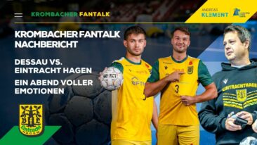 Krombacher FanTalk: Einblicke, klare Worte und ein emotionaler Moment – Fazit nach dem Auswärtsspiel in Dessau
