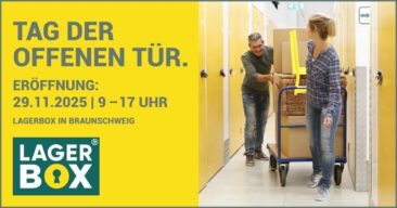 LAGERBOX Braunschweig lädt ein zum Tag der offenen Tür am 29. November 2025