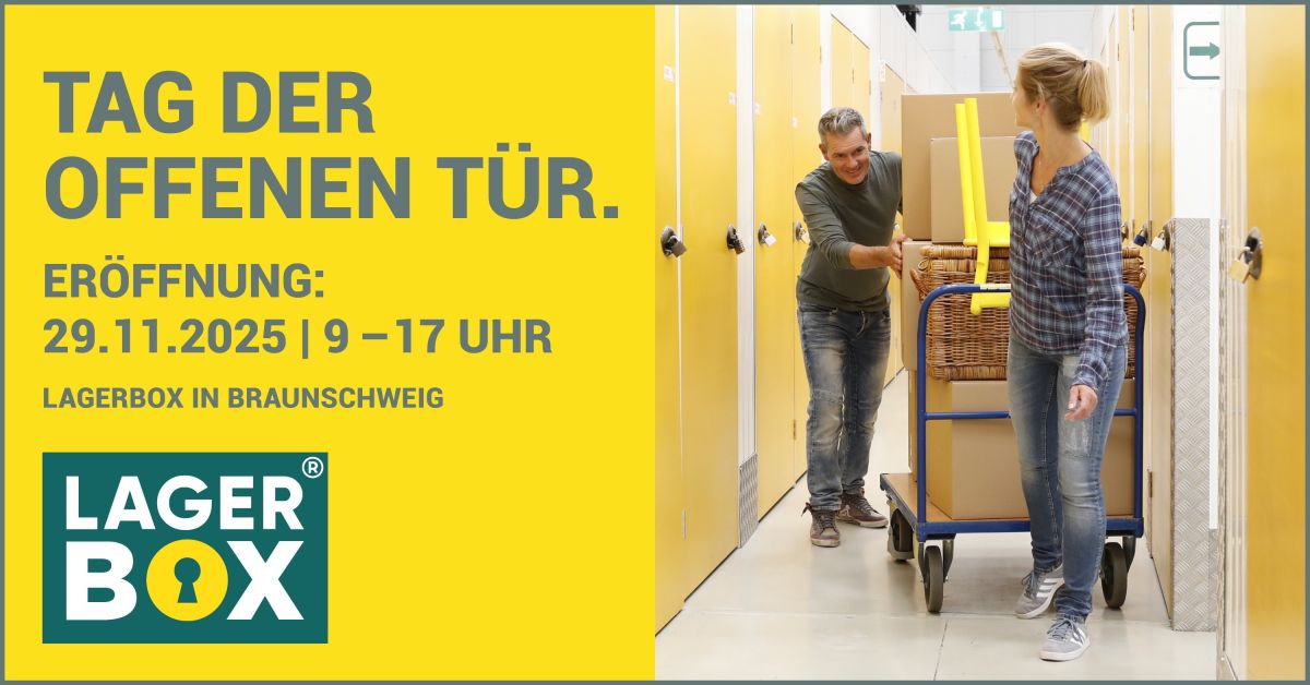 LAGERBOX Braunschweig lädt ein zum Tag der offenen Tür am 29. November 2025