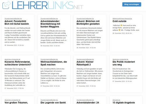 Lehrerlinks.net im neuen Design – moderner und übersichtlicher