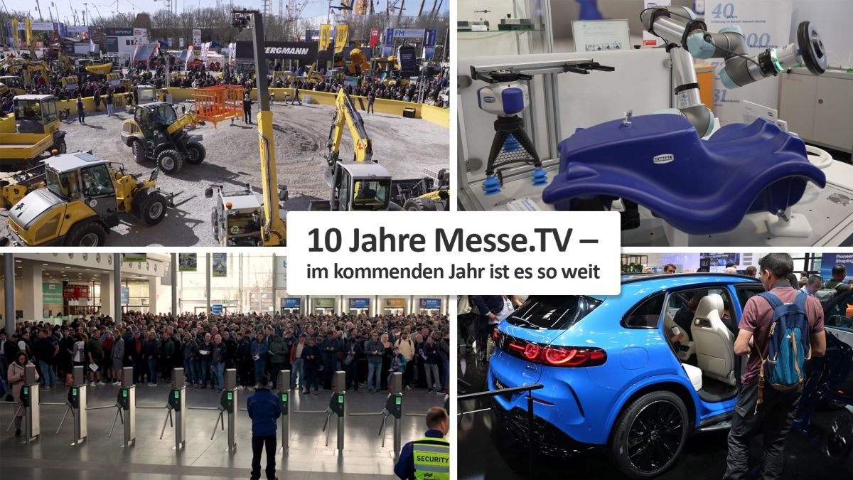 Messe.TV blickt auf zehn Jahre redaktionelle Messeberichterstattung