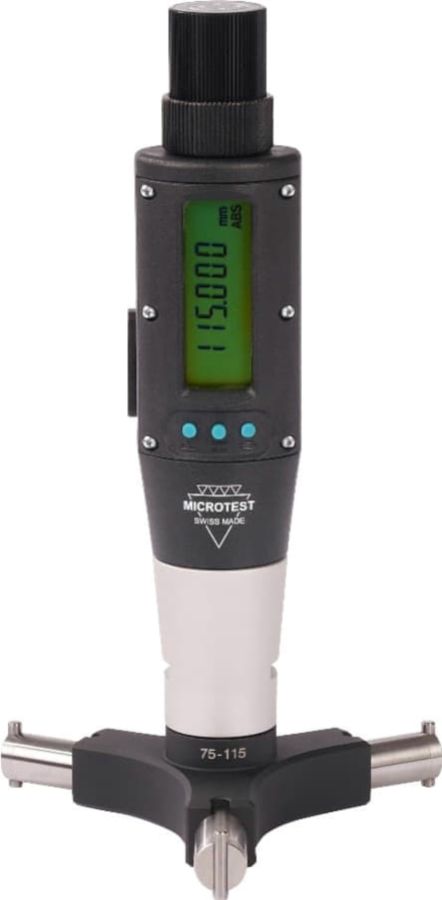 Neue digitale 3-Punkt-Innenmessschrauben von Microtest jetzt bei HAHN+KOLB