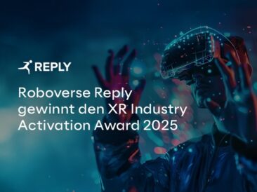 Roboverse Reply gewinnt den XR Industry Activation Award 2025