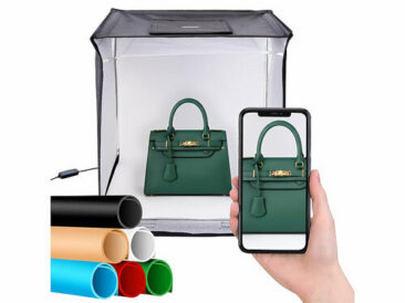 Somikon Fotobox mit LED-Licht