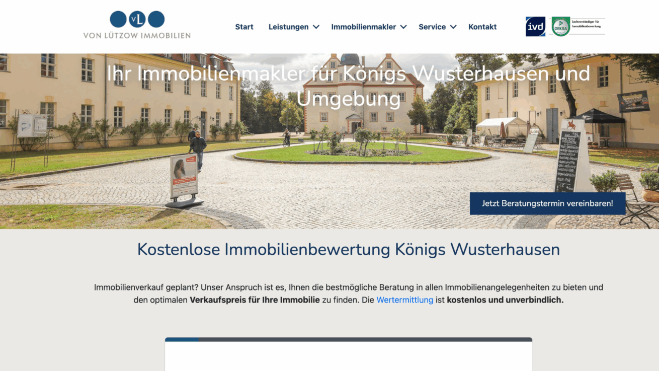 von Lützow Immobilien – Ihr Immobilienmakler Königs Wusterhausen mit Herz und Verstand