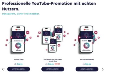YOUBOOST setzt neue Maßstäbe im YouTube-Marketing: “Echte Views” über offizielle Google Ads für maximale Sichtbarkeit