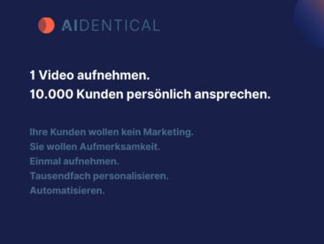 AIdentical automatisiert personalisierte Kundenansprache: Drei neue Lösungen für Vertrieb und Service