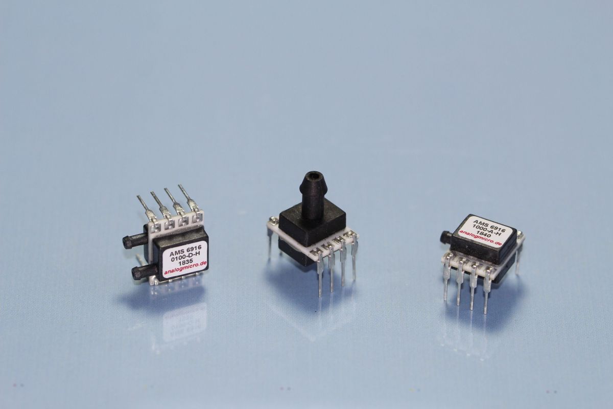AMS 6916: Präziser Differenzdrucksensor für Beatmungsgeräte