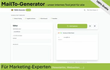 Aus dem Marketing Alltag geboren: Internes Tool jetzt für alle nutzbar