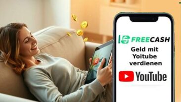 Bezahlt werden für YouTube Videos schauen durch Freecash