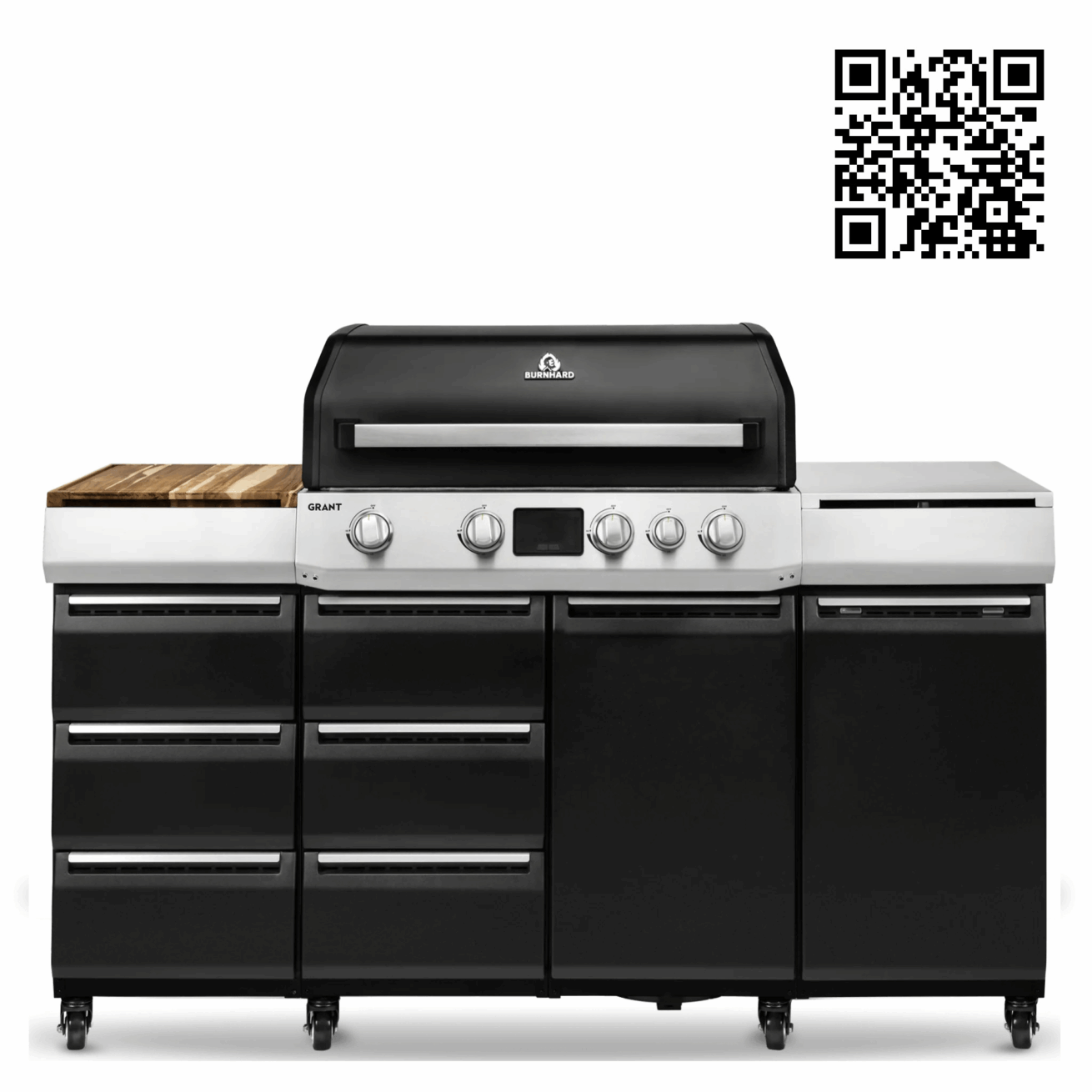 BURNHARD Grills bei der SILVER GmbH: Modularer Gasgrill GRANT steht für modernes und flexibles Grillen