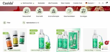 Casida Gutscheincode 15% auf alle Produkte – SPARE15