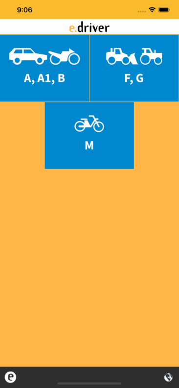 e.driver – Lernprogramm für die Autotheorieprüfung