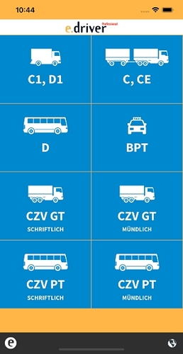 e.driver Professional – Lernprogramm für Berufschauffeure