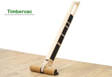 Ein Staubsauger aus Holz: Timbervac startet Crowdfunding-Kampagne für den Akku-Staubsauger TS1