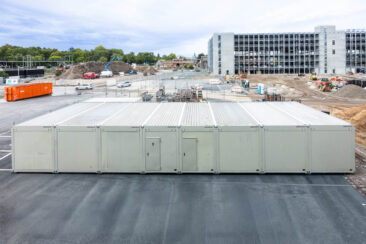 ELA Umkleidecontainer für die SAMSON AG auf dem Innovationscampus Offenbach