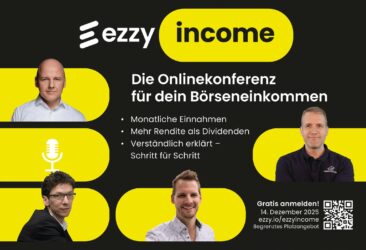 ezzy Income am 14. Dezember: Die Onlinekonferenz, die dein Börseneinkommen 2026 verändert