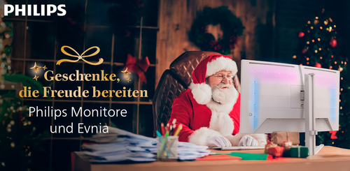 Geschenkideen zum Fest von Philips Monitore und Evnia