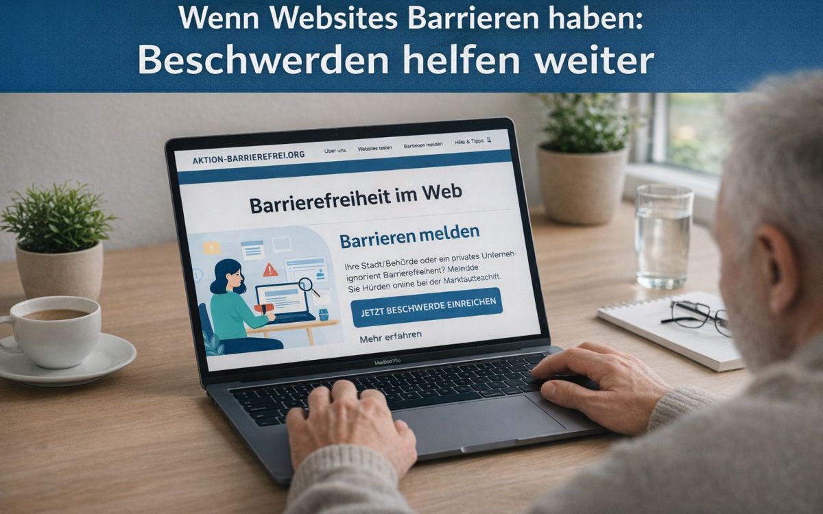 Gesundheit online: Warum barrierefreie Websites Leben erleichtern – und wo Sie Barrieren melden
