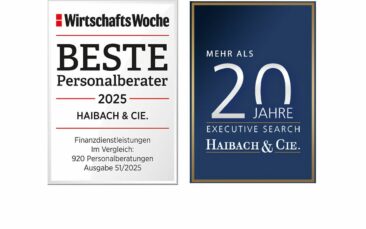 Haibach & Cie. im Dezember 2025 erneut von der WirtschaftsWoche als „Beste Personalberater“ ausgezeichnet