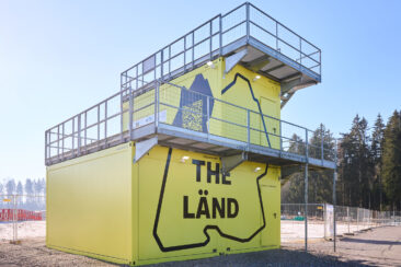 Individuelle ELA Raumlösung für die Kampagne THE LÄND
