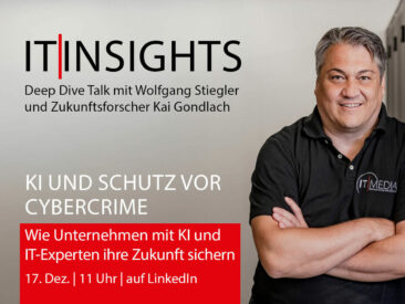 LinkedIn, 17.12. live: KI & Schutz vor Cybercrime – wie Unternehmen mit KI & IT-Experten ihre Zukunft sichern
