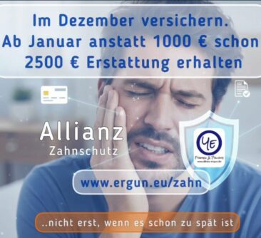 Mit Dezember- Vorteil: Lächeln Sie der Zukunft entgegen – mit dem Premium-Zahnschutz der Allianz