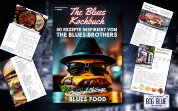 Neuauflage bei Amazon: „The Blues Kochbuch: 50 Rezepte inspiriert von The Blues Brothers“ – von Big Blue