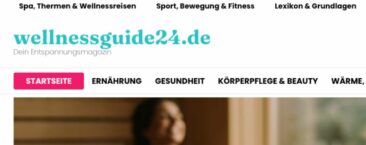Neues Entspannungsmagazin online: wellnessguide24.de startete im Dezember