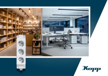 Neues Steckdosenleistensystem OFFICEversal von Kopp