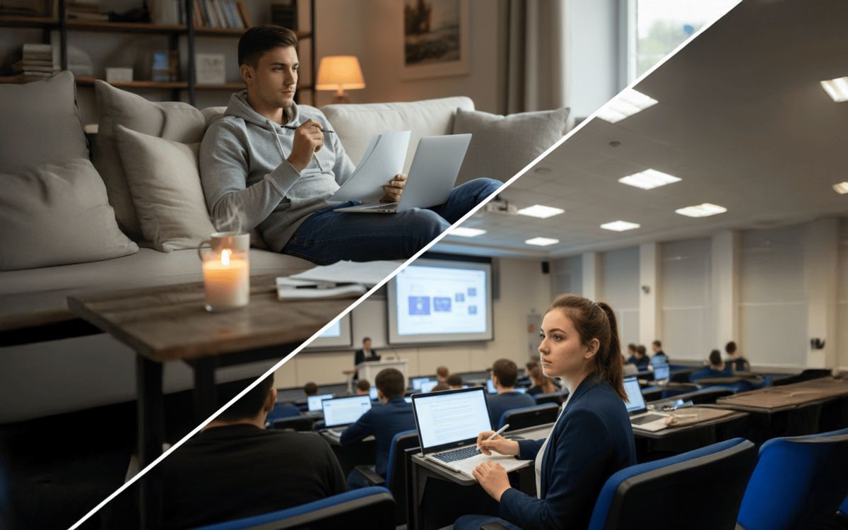 Präsenzstudium oder Fernstudium? Ein Kostencheck, der Klarheit schafft