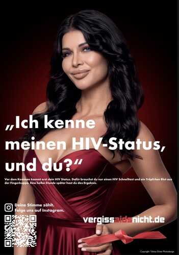 Pressemitteilung neue Aids Kampagne Vergiss Aids nicht