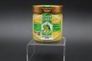 Sonnenblumenhonig aus der Imkerei Ahrens Deutscher Honig mit Gold prämiert