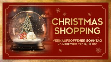 Vorweihnachtlicher Shopping-Sonntag im ALEXA am 7. Dezember