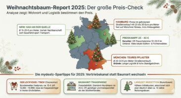 Weihnachtsbaum Index 2025: Wo du günstig kaufst und warum