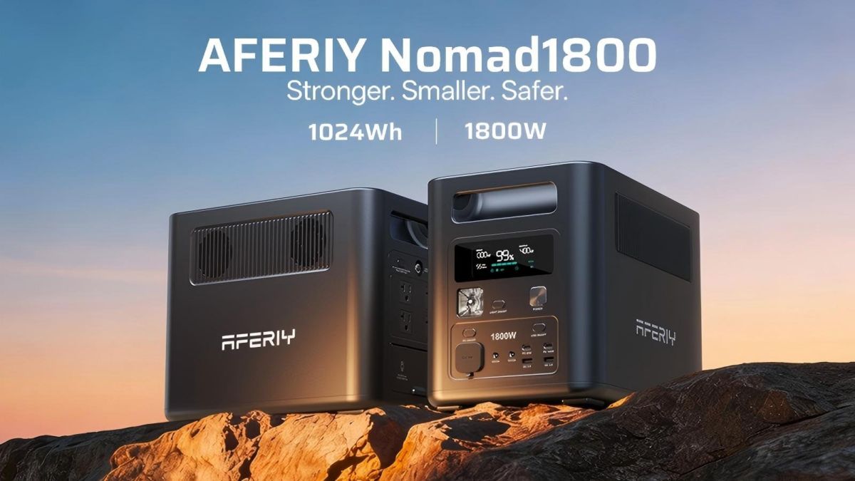 AFERIY stellt auf der CES die Next-Generation Power Station Nomad1800 vor